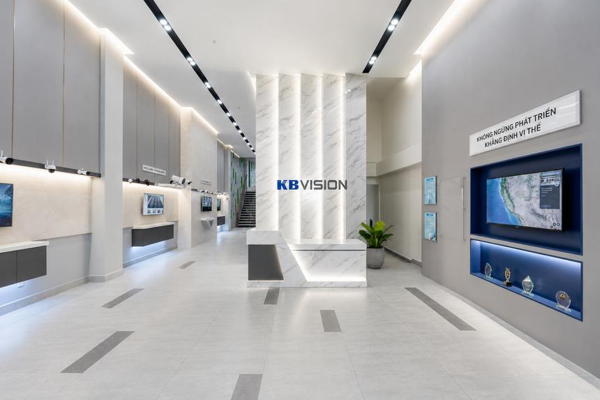 Văn phòng KBVision do HELI thiết kế thi công